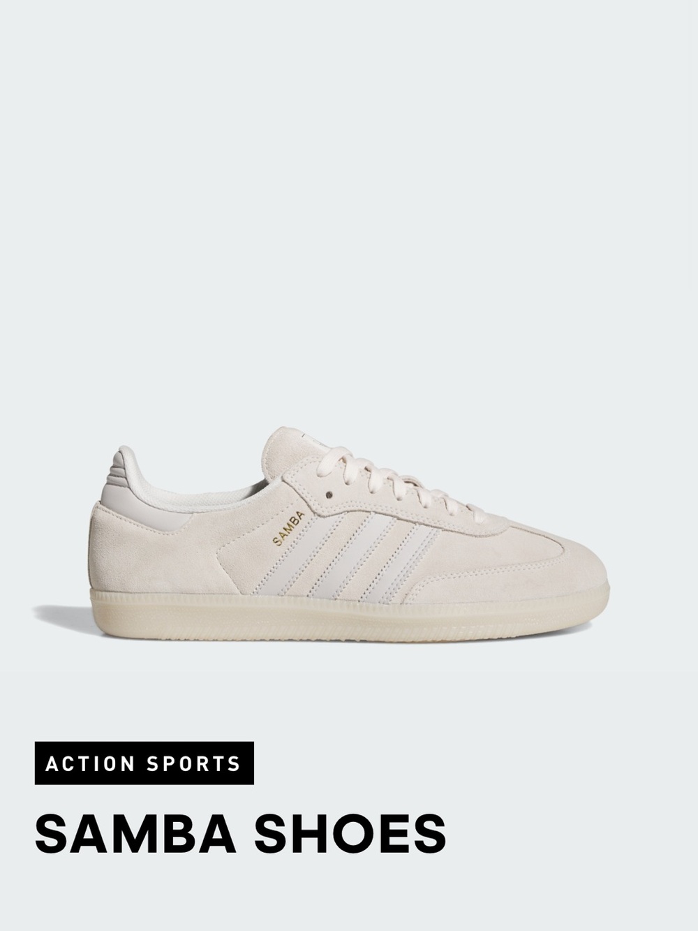 Adidas Samba ADV Sneakers – Off White/Cream Suede – Men’s 7.5 / Women’s 8.5 (EU